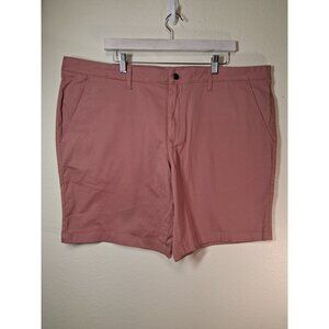 NWT Members Mark Shorts Flat Front Twill Golf Casual Pink Men's Size 42